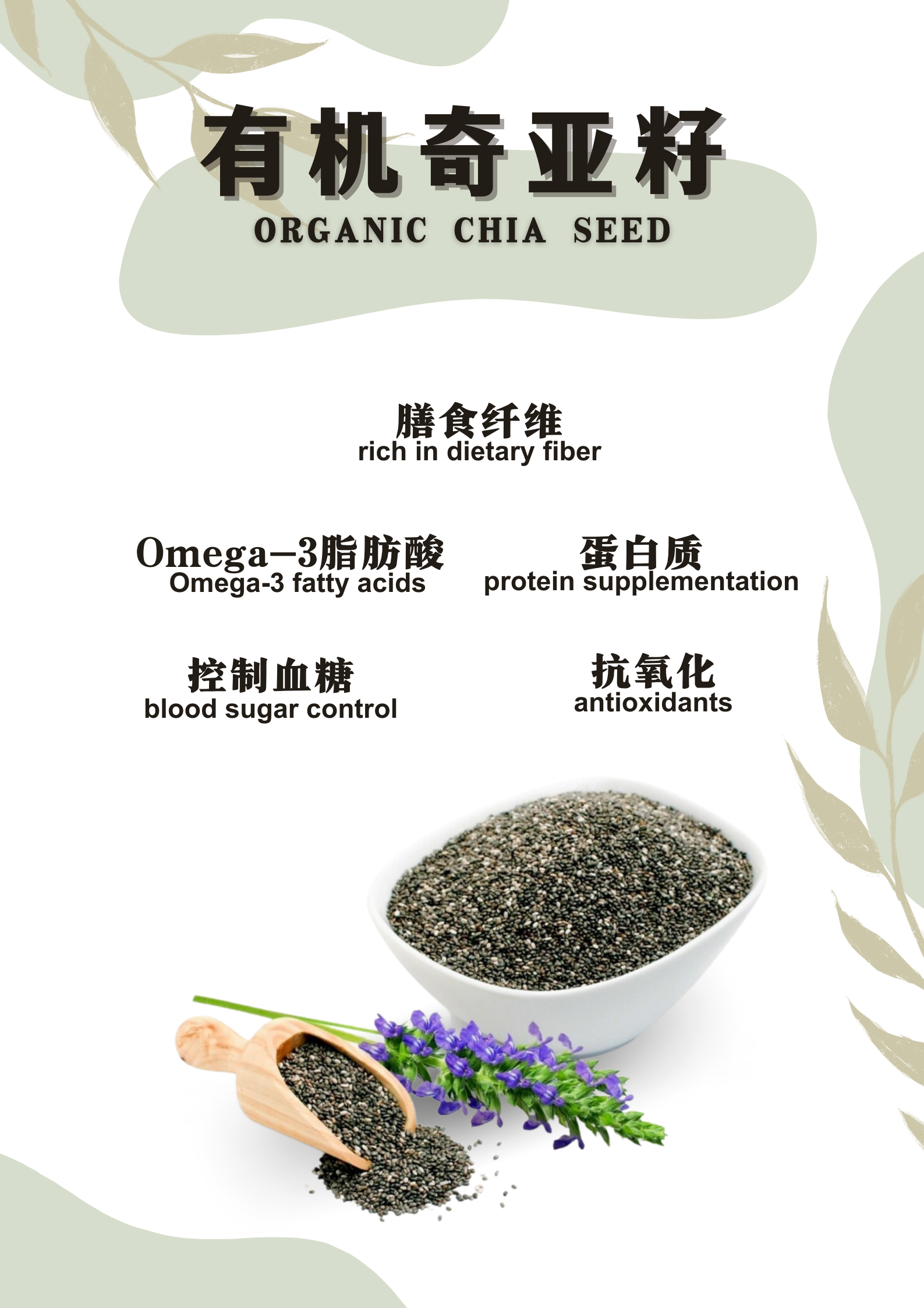 Organic Chia Seed 有机奇亚籽 100g
