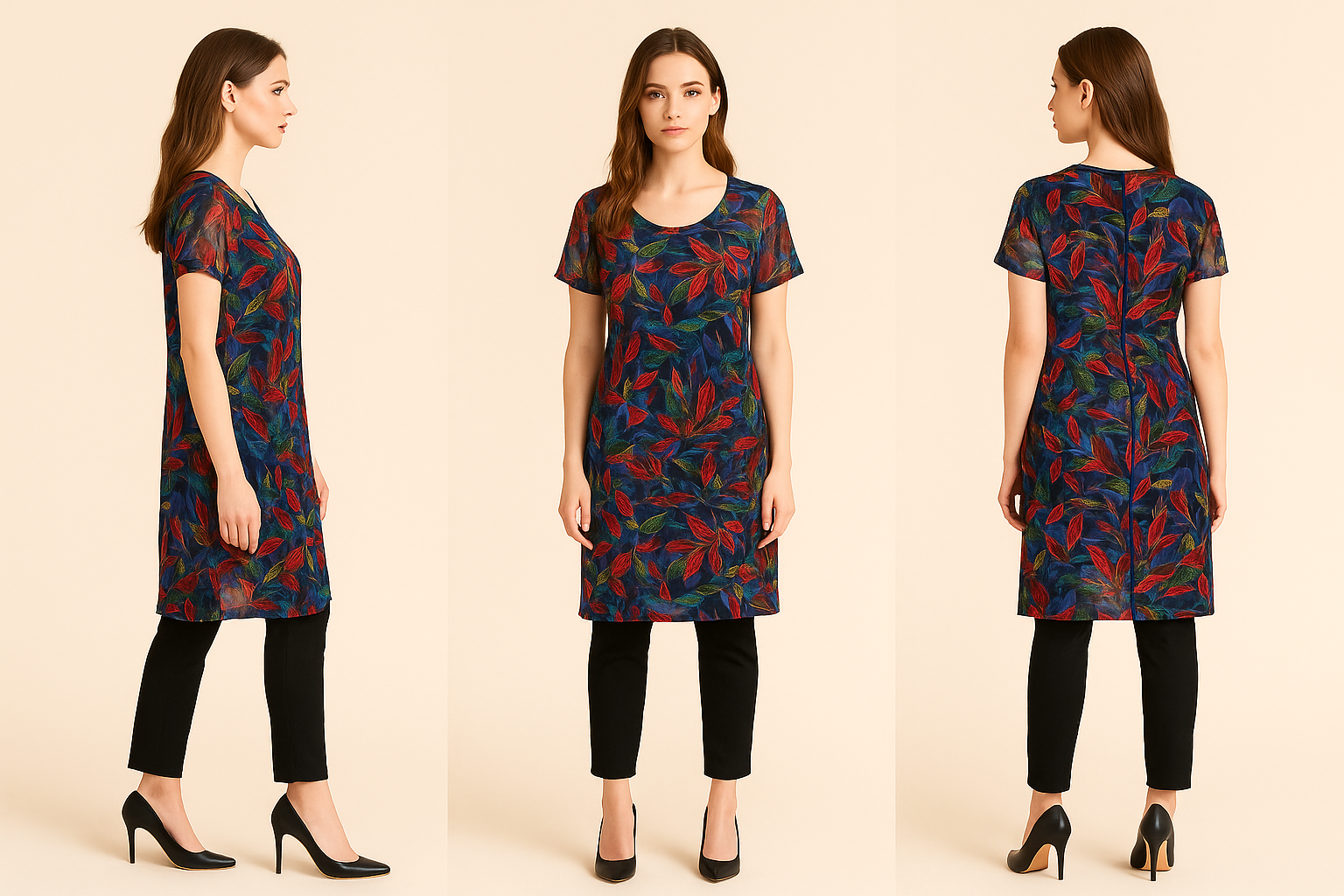 MOJIE 气质显瘦连衣裙 (M92-F2004)