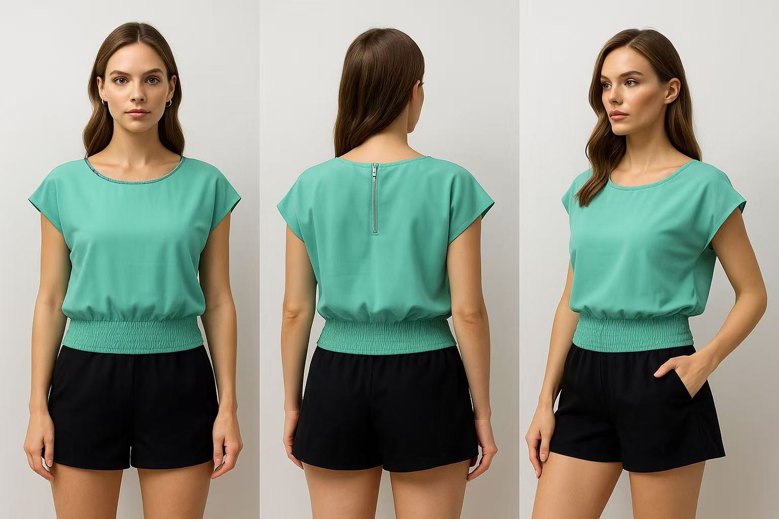 MOJIE 亮钻气质显白上衣 (M92-A1243)