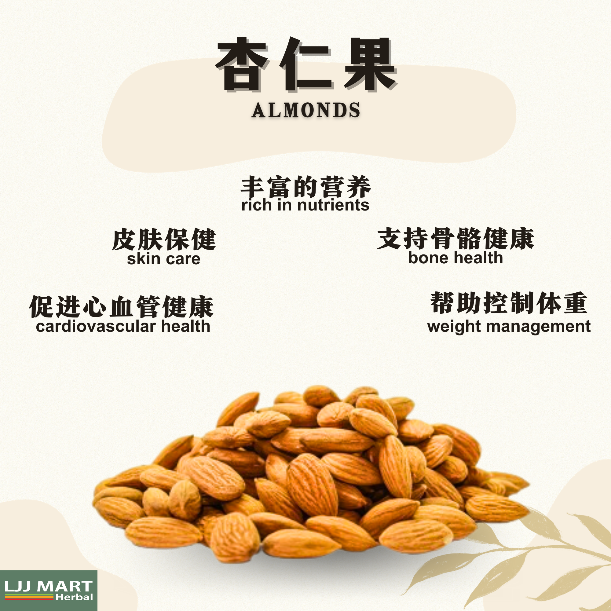 夏威夷杏仁果 Almonds 200g